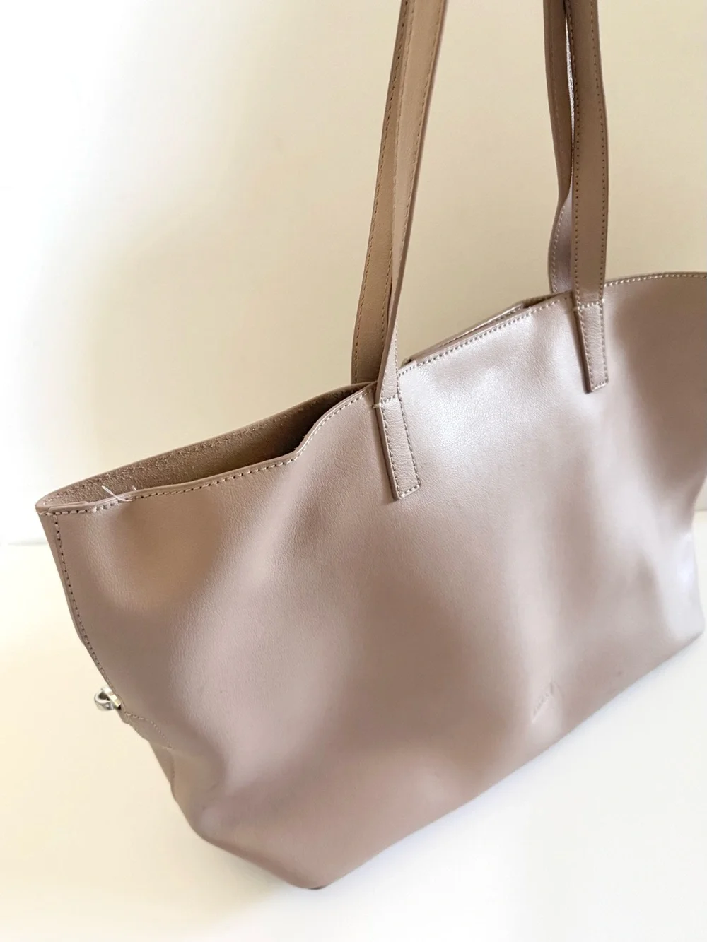 Away Latitude Leather Tote Bag Carryon Weekend Laptop Travel